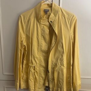 J. Jill Sunny Yellow Utility Jacket